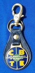 C.B.T.E. CONFEDERAÇÃO BRASILEIRA DE TIRO DESPORTIVO - ANOS 80 - CHAVEIRO
