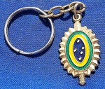 EXÉRCITO BRASILEIRO - BRASÃO DE ARMAS - CHAVEIRO - ANOS 70