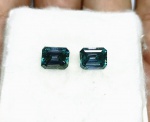 Precioso e belíssimo par de Moissanites /Moissanitas verde extra de excepcional qualidade e clareza transparente, belíssima lapidação Esmeralda, totalizando 3.87 cts medidas 8.08 x 6.68 x 4.62 mm . Origem África . Perfeito estado de conservação , excelente investimento para monta uma joia de qualidade . Gema se tornou valiosa e muito conhecida devido a sua aparência próxima ao Diamante .