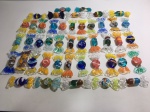 ITÁLIA - Raríssima e linda coleção totalizando 45 balas artesanais finamente executadas em murano de ótima qualidade e manufatura italiana. Cada mede 6CM. Perfeito estado de conservação.