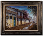 PENHA CORADI - ITAPIRA - Majestosa pintura finamente executada em técnica á óleo sobre tela, riquíssima em colorações, belíssimos detalhes florais. Assinada no C.I.D. datada de 2008, mede 60 x 80 cm. Enquadrada em moldura de madeira nobre ricamente trabalhada medindo 85 x 105 cm. Bom estado de conservação. NOTA SOBRE A ARTISTA: Natural de Itapira-SP, artista premiada e catalogada Brasil á fora, diversas obras e exposições. Disponível no Google.