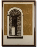 HANNAH BRANDT (ALEMANHA 1923-2020 SÃO PAULO-SP) - ´´IGREJA DO BONFIM´´- Rara e lindíssima xilografia, exemplar 6 de 100. Assinada no C.I.D. Mede aproximadamente 64,5 x 46,5 cm. Enquadrada em moldura de madeira medindo 51,5 x 68 cm. Bom estado de conservação. NOTA SOBRE A ARTISTA: Hanna Henriette Brandt (Essen, Alemanha 1923). Gravadora, pintora e desenhista. Vem para o Brasil em 1935 e fixa-se em São Paulo. Naturaliza-se brasileira. Inicia estudos artísticos na década de 50 e em 1961 cursa gravura com Lívio Abramo e Maria Bonomi. É sócia-fundadora do Núcleo de Gravadores de São Paulo, Nugrasp. Participa de várias mostras no Brasil e no exterior. Em 1973, obtém o Prêmio Itamaraty na 12ª Bienal Internacional de São Paulo. Acervos:Museu de Arte Assis Chateaubriand, MAAC - Campina Grande PBMuseu Regional de Feira de Santana - Feira de Santana BAMuseu de Ibitinga - Ibitinga SPMuseu de Arte Brasileira - MAB/Faap - São Paulo SPMuseu João Batista Conti - Atibaia SPMuseu de Rio Preto - São José do Rio Preto SPMuseu de Ribeirão Preto - Ribeirão Preto SPColeção Museu de Arte Moderna de São Paulo - MAM/SP - São Paulo SPMuseu de Arte de Belo Horizonte - Belo Horizonte MGCCAC Print Colletion of San Francisco - São Francisco (Estados Unidos)Museu de Arte de Skopje - Skopje (Iugoslávia - atual Macedônia)Museu Nacional de Belas Artes - Santiago do Chile (Chile)ETH - Zurique (Suíça)  Exposições Individuais:1977 - São José dos Campos SP - Individual, na Galeria do Sol1978 - Johannesburgo (África do Sul) - Individual, na Trevor Coleman Gallery1984 - São Paulo SP - Individual, no Masp1985 - Los Angeles (Estados Unidos) - Individual - premiada1987 - São Paulo SP - Hannah Brandt: xilogravuras, na Galeria Suzanna Sassoun1988 - São Paulo SP - Individual, no Salão Intersul1990 - Campos do Jordão SP - Individual, na Casa da Xilogravura1998 - São Paulo SP - Individual, no Espaço Cultural Hospital Albert Einstein2000 - São Paulo SP - Individual, no Clube A Hebraica  Exposições Coletivas:1963 - São Paulo SP - 12º Salão Paulista de Arte Moderna, na Galeria Prestes Maia1964 - São Paulo SP - 29º Salão Paulista de Belas Artes - menção honrosa1966 - São Paulo SP - 15º Salão Paulista de Arte Moderna, na Galeria Maia1967 - São Bernardo do Campo SP - 10º Salão de Arte de São Bernardo do Campo - menção honrosa1967 - São Paulo SP - 16º Salão Paulista de Arte Moderna1967 - São Paulo SP - 32º Salão Paulista de Belas Artes - medalha de bronze1968 - Rio de Janeiro RJ - A Gravura Brasileira, no Museu Histórico Nacional1968 - Salvador BA - 2ª Bienal Nacional de Artes Plásticas, no MAM/BA1968 - São Bernardo do Campo SP - 11º Salão de Arte de São Bernardo do Campo - grande medalha de prata1968 - São Paulo SP - 17º Salão Paulista de Arte Moderna1969 - Santo André SP - 2º Salão de Arte Contemporânea de Santo André, no Paço Municipal1969 - São Paulo SP - 34º Salão Paulista de Belas Artes - 1º prêmio gravura - aquisição1970 - Portland (Estados Unidos) - 41ª International Exhibition Northwest Printmakers, no Portland Art Museum1970 - Santo André SP - 3º Salão de Arte Contemporânea de Santo André, no Paço Municipal1970 - São Paulo SP - A Gravura Brasileira, no Paço das Artes1970 - São Paulo SP - Mostra, na Galeria de Arte da Folha1970 - Seattle (Estados Unidos) - 41ª International Exhibition Northwest Printmakers, no Seatle Art Museum Pavillion.1971 - Campinas SP - 7º Salão de Arte Contemporânea de Campinas1971 - Santo André SP - 4º Salão de Arte Contemporânea de Santo André, no Paço Municipal1972 - Santo André SP - 5º Salão de Arte Contemporânea de Santo André, no Paço Municipal1972 - São Bernardo do Campo SP - 15º Salão de São Bernardo do Campo - Prêmio Câmara Municipal de São Bernardo do Campo1972 - São Paulo SP - 2ª Exposição Internacional de Gravura, no MAM/SP1973 - Santo André SP - 6º Salão de Arte Contemporânea de Santo André, no Paço Municipal1973 - Santos SP - 2ª Bienal de Artes Plásticas1973 - São Paulo SP - 12ª Bienal Internacional de São Paulo, na Fundação Bienal - Prêmio Itamaraty1974 - San Juan (Porto Rico) - 3ª Bienal de San Juan del Grabado latino-americano y del Caribe - prêmio aquisição1974 - São Paulo SP - 6º Panorama de Arte Atual Brasileira, no MAM/SP1975 - Santo André SP - 8º Salão de Arte Contemporânea de Santo André, no Paço Municipal1976 - Santo André SP - 9º Salão de Arte Contemporânea de Santo André, no Paço Municipal1976 - São Paulo SP - 7º Salão Paulista de Arte Contemporânea, no Paço das Artes1977 - São Paulo SP - 9ª Panorama de Arte Atual Brasileira, no MAM/SP1978 - Rio de Janeiro RJ - 18ª Exposição Arte e Pensamento Ecológico, na Biblioteca Euclides da Cunha1980 - Kanagawa (Japão) - 6º Independents Exhibitions of the Prints1981 - Kanagawa (Japão) - 7º Independents Exhibitions of the Prints1982 - Kanagawa (Japão) - 8º Independents Exhibitions of the Prints1982 - São Paulo SP - 1º Salão Paulista de Arte Contemporânea, na Fundação Bienal - prêmio aquisição1993 - Campina Grande PB - Coletiva do Acervo, Museu de Arte Assis Chateaubriand, MAAC1993 - João Pessoa PB - Xilogravura: do cordel à galeria, na Funesc1994 - São Paulo SP - Xilogravura: do cordel à galeria, no Metrô