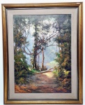 BENEDITO LUIZI (POUSO ALEGRE, 1933) - Grandiosa e lindíssima pintura executada finamente em técnica á óleo sobre tela, representando belíssima paisagem. Assinada no C.I.D. Mede 60 x 80 cm. Enquadrada em moldura de época em madeira nobre trabalhada medindo 82 x 102 cm. Bom estado de conservação. NOTA SOBRE O ARTISTA: Pouso Alegre, MG, 1933.  Assina Benedito Luizi. Pintor e desenhista, consegue mergulhar profundamente na natureza e retratá-la em sua obra. Transfere para suas telas, por meio de pincéis e espátulas, a transparência da atmosfera elaborando paisagens de um colorido puro, e eloquente. As marinhas se apresentam com o movimento impetuoso e sedutor do fluxo contínuo das águas. Detentor de mais de cento e cinquenta medalhas, entre Ouro e Prata, teve a honra de receber das mãos do prefeito de Coral Gables, a Chave da cidade de Miami (USA), e ocupa na Academia Brasileira de Belas Artes, a cadeira no 02, pertencente, anteriormente, ao falecido Alcides Cruz. Benedito Luizi transmite em seu trabalho um cunho especial de integração homem-alma-obra, fortemente estruturada e cuidadosamente disposta. A luminosidade de suas telas desliza suavemente, esparramando-se por uma vegetação plena de vida e amor, através de magnetizadores claros  escuros, incrivelmente doces, para, em seguida, derramar-se pelo solo, como um sorriso da divindade. Usando de modo especial o amarelo, sempre o amarelo, pois reflete a luz, e, amante da música clássica que é, consegue dar harmonia e sonoridade em suas pinceladas firmes e românticas, lembrando uma sinfonia pastoril. Essa pintura poética, com leve sabor de melancolia, é feita com a mesma peculiaridade, seja em seu atelier do Rio de Janeiro, Poços de Caldas, ou no de Miami (USA), ou quando busca tranquilidade de Toledo (ESPANHA) ou em MARROCOS. Benedito Luizi um neo  impressionista que mergulha no espaço, envolvendo-se com o TODO, que pesquisa a razão de ser da vida, da Criação e permite que a energia desprendida de sua obra transpasse a matéria, tangendo-nos a alma com a sua própria alma.  Troféus- Troféu o Marcelo Alencar Prefeito RJ. ( Mostra Convergente de Filateria Artes e Visuais)  13/03/1989- Vinculado ao Grupo de Artes de Venezuela- Chave da cidade de Miami (outorgado pelo Prefeito de Coral Glable) USA- Livro (Quem é personalidade do Brasil)- Prêmio Aquisitivo Salão Academia Paulista de Belas Artes  SP- I Salão de Inverno Tijuca  RJ- Painel  SENAI/SESI de Goiânia Goiás- 2 Troféus Cidade de Petrópolis- Cartão de Prata H.C.E. - Troféu Mokiti Okada de pintura conexão Brasil  Japão- Troféu Prefeitura Municipal de Valença- Troféu Ordem do Mérito das Artes Plásticas (U.N.A.P.) - Troféu de Ouro A.B.D. Câmara Municipal RJ- Troféu 1a.Bienal Pan-Americano- Troféu Batismo Equatorial a bordo do Valente Fragata Constituição - Troféu de Ouro mostra de Artes Brasil  Israel- Viagem à Espanha salão Policia Civil A.B.D.- Viagem ao Japão Mostra Internacional Brasil  Japão A.B.D. - Viagem ao U.S.A. Miami  Bienal Internacional de Paquetá.  07/01/1989. Obra de Arte no Museu de Poços de Caldas  MG- Obra de Arte no Limeira  SP- Dicionário de Artes Plásticas no Brasil do Ministério da Educação e Cultura- Sócio da Academia Paulista de Belas Artes- Sócio da Associação Brasileira de Belas Artes- Sócio Embu Cidade das Artes- SP - Dicionário Júlio Louzada de Belas Artes Plásticas - Dicionário dos Pintores do Brasil  João Medeiros- Sócio Comendador da Associação Brasileira de Desenho Comendador- Diploma e medalha (A.B. Desenho)- Diploma e medalha (U.N.A.P)- Ordem de Mérito de Plásticos de Artes de São Paulo- Diploma e medalha de Mérito Pumartes de Honra  Vila Militar- Diploma e medalha de Grande Artista de Artes Plásticas - A.B.D - Diploma e medalha a Sociedade Brasileira de Belas Artes- Sócio honorário da Tripulação da escola da Marinha do Brasil- Prêmio de Ouro acadêmico da Academia Brasileira de Belas Artes Menção Especial de Honra - Salão de Maio - Salão da Paisagem - Salão da Primavera - Salão da Academia Valenciana de Letras - Salão de Artes Plásticas de São Lourenço  Exposições Coletivas- Galeria Picasso  RJ - Brasil Arte Turismo  RJ - Galeria Balneário de Camboriú  SC - Clube de Varginha  MG - Galeria Casa Grande  GO - Galeria ABP  GO - Hotel Nacional  Brasília  DF - Prefeitura de Petrópolis  RJ - Galeria Europa  RJ - Galeria Arts Gallery  RJ - Galeria Rachid  RJ - Galeria Bahiart  RJ - Galeria Decache  RJ - Galeria N.Gavazzoni  RJ - Galeria Niterói  RJ - Galeria Arts Gallery  Belo Horizonte  MG - Galeria Relicário  Ouro Preto  MG - Museu Pindamonhangaba  SP - Atelier Edgar Walter  Pedro Leopoldo  MG - Clube Naval  RJ - Sociedade Brasileira de Belas Artes  RJ - Grande Oriente do Brasil  RJ - Salão São João da Boa Vista  SP - Salão de Limeira  SP - Salão de Piracicaba  SP - Salão de Rio Claro  SP - Salão de Amparo  SP - Salão Academia Paulista de Belas Artes  SP - Salão Associação Paulista de Belas Artes  MEC  RJ - Golden Gallery  Hotel Nacional de Brasília  DF - Galeria Copélia  SP - Galeria Ramalho  RJ - Galeria Birghese  RJ - Galeria Scorpus  RJ - Galeria Maria Augusta  RJ - Galeria Heritage  RJ - Galeria C.R.E.B. Antiguidade - Galeria Gargobre  RJ - Galeria Alphaville - Galeria El Greco - Galeria Almacén - Galeria Centro de Assistência Social de Taubaté  SP - Galeria Sans Martins  ES - Galeria Arte Maior  PE - Galeria Paiva Frade  MG - Galeria Zain  RJ - Galeria Ledo  RJ - Pinacoteka Galeria de Arte  RJ - Antiguidades Palace Hotel  MG  Abroad- Consejo Interamericano y Nacional de Escultismo Venezuela 1984 - II Exposition of Painting International and National 1983 - Gallery Gables Arts Gallery Coral Gables Flórida (eight expositions) U.S.A. 1973/74/75/76/77/78/81/82 - Gallery Allison Original Art Studios Miami Flórida 1979/2000 - Gallery Chelsea Madrid 1979 - Gallery International Madrid 1980 - Gallery International Sala Alex II Madrid 1981 - Gallery San Sebastian Spain 1981 - Gallery Clube Tanaguarena Venezuela 1978 - Gallery Macuto Sheraton Venezuela 1979 - Gallery Privada Caracas Venezuela - Gallery Tri Art Venezuela 1981 - U.S. Customs House Museum New York  U.S.A. 1980 - Beldford Stoyvesant Restoration New York  U.S.A. 1980 - 1365 Fulton Street Brooklyn New York - Lincoln Center Avery Fisher Hall Cork Gallery NY  1980 - Embassy Gallery Aragon St.- Coral Gables U.S.A. - Sher Gallery 03 Gallery - Wentworth 48 gallery U.S.A. - Maria Calas Gallery U.S.A. - Marco Aurélio  (Marquinho)  U.S.A. - Cezaréa Gallery  Boca Raton  U.S.A. - 2.000 Gallery  U.S.A. - Califórnia Fine Art Gallery 12 Gallery