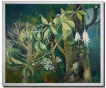 ÉRICO DA SILVA 100 x 120 cm - ´´CIPÓS´´- Belíssima e grandiosa pintura finamente executada á óleo sobre tela representando motivo de cipós medindo 120 x 100 cm assinado no canto inferior direito. Enquadrada em moldura discreta da época em madeira medindo 107 x 127 cm. Obra em Perfeito Estado de Conservação. NOTA SOBRE O ARTISTA: Érico da Silva (Itajaí SC 1932)Pintor, cenógrafo, vitrinista, ourives, cartazista e ilustrador.Fixa residência em Curitiba, em 1949. Freqüenta o Círculo de Artes Plásticas e o Centro de Gravura do Paraná, a partir de 1959. Na década de 60, realiza sua primeira mostra individual na Galeria do IPASE e passa a integrar o Grupo Um, ao lado de Alberto Massuda, René Bittencourt e Waldemar Rosa. Em paralelo, atua como vitrinista e cartazista, recebendo vários prêmios nessas atividades.Críticas"Muito embora tenha realizado uma bem sucedida incursão pela pintura abstrata, onde realizou um bom número de telas de rara sensibilidade, (...), Érico da Silva é indiscutivelmente um artista medularmente naturalista".Fernando VelosoCAVALCANTI, Carlos; AYALA, Walmir, org. Dicionário brasileiro de artistas plásticos. Apresentação de Maria Alice Barroso. Brasília: MEC/INL, 1973-1980. (Dicionários especializados, 5).Exposições Individuais1961 - Curitiba PR - Primeira individual, na Galeria do IPASE1963 - Curitiba PR - Individual, na Biblioteca Pública do Paraná1965 - Curitiba PR - Individual, na Galeria Cocaco1969 - Rio de Janeiro RJ - Individual, na Galeria de Arte Copacabana1970 - Miami (Estados Unidos) - Individual, na Coral Gables Art Gallery1970 - Lisboa (Portugal) - Individual, na Fundação Gulbenkian1970 - Curitiba PR - Individual, no MAC/PR1970 - Florianópolis SC - Individual, no Masc1971 - Brasília DF - Individual, no Touring Club1971 - Londrina PR - Individual, no Banco Nacional de Minas Gerais1971 - Rio de Janeiro RJ - Individual, no Iate Clube1971 - San Diego (Estados Unidos) - Individual, na State College1973 - Rio de Janeiro RJ - Individual, na Sala Cecília Meireles1973/1975 - Curitiba PR - Individual, no Teatro Guaíra1973 - Frankfurt, Hamburgo (Alemanha) - Individual, no Clube Ibero América1974/1976 - São Paulo SP - Individual, na Galeria Academus1975 - Blumenau SC - Individual, no Teatro Carlos Gomes1976 - Joinville SC - Individual, na Casa da Cultura1977 - Bonn (Alemanha) - Individual, na Galeria Ibero América1990 - Curitiba PR - Individual, na ArtestilExposições Coletivass.d. - Curitiba PR - 16º Salão de Arte da Primavera, no Clube Concórdia1960 - Curitiba PR - Salão dos Novos - 1º prêmio1961 - Curitiba PR - 18 Salão Paranaense de Belas Artes, na Biblioteca Pública do Paraná1963 - São Paulo SP - 12º Salão Paulista de Arte Moderna - medalha de prata1963 - Curitiba PR - 15º Salão da Primavera - medalha de ouro1963 - Porto Alegre RS - Salão da Cidade de Porto Alegre - 3º prêmio1963 - Rio de Janeiro RJ - 12º Salão Nacional de Arte Moderna1963 - Curitiba PR - 20 Salão Paranaense de Belas Artes, na Biblioteca Pública do Paraná - prêmio aquisição1964 - Santos SP - Salão Santista1964 - Porto Alegre RS - Mostra Pintores Contemporâneos do Paraná, no Margs1965 - São Paulo SP - 14º Salão Paulista de Arte Moderna - prêmio aquisição1965 - Curitiba PR - 22º Salão Paranaense de Belas Artes, na Biblioteca Pública do Paraná1965 - Rio de Janeiro RJ - Salão Nacional de Belas Artes1965 - Londrina PR - 1º Salão de Arte Religiosa Brasileira - prêmio aquisição1966 - Curitiba PR - Mostra Coletiva do Grupo Um, no Centro de Letras do Paraná1966 - Curitiba PR - Mostra Coletiva do Grupo Um, no Andar térreo do prédio nº 256 da Praça Tiradentes1966 - Paranaguá PR - Mostra Coletiva do Grupo Um, no Centro do Café1966 - Curitiba PR - 23º Salão Paranaense de Belas Artes, na Biblioteca Pública do Paraná - prêmio aquisição1967 - Campinas SP - 3º Salão de Arte Contemporânea de Campinas, no MACC1967 - Curitiba PR - 1ª Mostra Coletiva do Grupo Um1968 - Curitiba PR - 25º Salão Paranaense, na Biblioteca Pública do Paraná1968 - Florianópolis SC - Mostra Artistas Contemporâneos do Paraná, no MAM/SC1969 - Curitiba PR - 1ª Mostra de Artistas Paranaenses1971 - Brasília DF - Coletiva1973 - Curitiba PR - 30 Salão Paranaense, no Teatro Guaíra1976 - Curitiba PR - Três Artistas Contemporâneos, na Badep1976 - Brasília DF - Mostra Paraná, Arte Agora1976 - Curitiba PR - 22 Artistas do Paraná, no MAC/PR1979 - Curitiba PR - Galeria de Arte Cocaco: 20 Anos Depois, na Galeria Cocaco1986 - Curitiba PR - Tradição/Contradição, no MAC/PR1989 - Curitiba PR - Cocaco 30 Anos, na Galeria de Arte Cocaco1989 - Curitiba PR - O Auto-Retrato na Pintura Paranaense, no MAC/PR1989 - Curitiba PR - 30 anos de Pintura, no Bico de Pena Espaço de Arte1995 - Curitiba PR - 4º Salão Nacional de Arte Religiosa, pintura, no PUC/PR1998 - Curitiba PR - Arte Paranaense: movimento de renovação, no Conjunto Cultural da Caixa2000 - Curitiba PR - Exposição do Grupo Um, no MAP