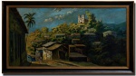 BENEDITO LUIZI (POUSO ALEGRE, 1933) - Grandiosa e lindíssima pintura executada finamente em técnica á óleo sobre tela, representando belíssima paisagem. Assinada no C.I.D. Mede 70 x 140 cm. Enquadrada em moldura de época em madeira nobre trabalhada medindo 83 x 153 cm. Bom estado de conservação. NOTA SOBRE O ARTISTA: Pouso Alegre, MG, 1933.  Assina Benedito Luizi. Pintor e desenhista, consegue mergulhar profundamente na natureza e retratá-la em sua obra. Transfere para suas telas, por meio de pincéis e espátulas, a transparência da atmosfera elaborando paisagens de um colorido puro, e eloquente. As marinhas se apresentam com o movimento impetuoso e sedutor do fluxo contínuo das águas. Detentor de mais de cento e cinquenta medalhas, entre Ouro e Prata, teve a honra de receber das mãos do prefeito de Coral Gables, a Chave da cidade de Miami (USA), e ocupa na Academia Brasileira de Belas Artes, a cadeira no 02, pertencente, anteriormente, ao falecido Alcides Cruz. Benedito Luizi transmite em seu trabalho um cunho especial de integração homem-alma-obra, fortemente estruturada e cuidadosamente disposta. A luminosidade de suas telas desliza suavemente, esparramando-se por uma vegetação plena de vida e amor, através de magnetizadores claros  escuros, incrivelmente doces, para, em seguida, derramar-se pelo solo, como um sorriso da divindade. Usando de modo especial o amarelo, sempre o amarelo, pois reflete a luz, e, amante da música clássica que é, consegue dar harmonia e sonoridade em suas pinceladas firmes e românticas, lembrando uma sinfonia pastoril. Essa pintura poética, com leve sabor de melancolia, é feita com a mesma peculiaridade, seja em seu atelier do Rio de Janeiro, Poços de Caldas, ou no de Miami (USA), ou quando busca tranquilidade de Toledo (ESPANHA) ou em MARROCOS. Benedito Luizi um neo  impressionista que mergulha no espaço, envolvendo-se com o TODO, que pesquisa a razão de ser da vida, da Criação e permite que a energia desprendida de sua obra transpasse a matéria, tangendo-nos a alma com a sua própria alma.  Troféus- Troféu o Marcelo Alencar Prefeito RJ. ( Mostra Convergente de Filateria Artes e Visuais)  13/03/1989- Vinculado ao Grupo de Artes de Venezuela- Chave da cidade de Miami (outorgado pelo Prefeito de Coral Glable) USA- Livro (Quem é personalidade do Brasil)- Prêmio Aquisitivo Salão Academia Paulista de Belas Artes  SP- I Salão de Inverno Tijuca  RJ- Painel  SENAI/SESI de Goiânia Goiás- 2 Troféus Cidade de Petrópolis- Cartão de Prata H.C.E. - Troféu Mokiti Okada de pintura conexão Brasil  Japão- Troféu Prefeitura Municipal de Valença- Troféu Ordem do Mérito das Artes Plásticas (U.N.A.P.) - Troféu de Ouro A.B.D. Câmara Municipal RJ- Troféu 1a.Bienal Pan-Americano- Troféu Batismo Equatorial a bordo do Valente Fragata Constituição - Troféu de Ouro mostra de Artes Brasil  Israel- Viagem à Espanha salão Policia Civil A.B.D.- Viagem ao Japão Mostra Internacional Brasil  Japão A.B.D. - Viagem ao U.S.A. Miami  Bienal Internacional de Paquetá.  07/01/1989. Obra de Arte no Museu de Poços de Caldas  MG- Obra de Arte no Limeira  SP- Dicionário de Artes Plásticas no Brasil do Ministério da Educação e Cultura- Sócio da Academia Paulista de Belas Artes- Sócio da Associação Brasileira de Belas Artes- Sócio Embu Cidade das Artes- SP - Dicionário Júlio Louzada de Belas Artes Plásticas - Dicionário dos Pintores do Brasil  João Medeiros- Sócio Comendador da Associação Brasileira de Desenho Comendador- Diploma e medalha (A.B. Desenho)- Diploma e medalha (U.N.A.P)- Ordem de Mérito de Plásticos de Artes de São Paulo- Diploma e medalha de Mérito Pumartes de Honra  Vila Militar- Diploma e medalha de Grande Artista de Artes Plásticas - A.B.D - Diploma e medalha a Sociedade Brasileira de Belas Artes- Sócio honorário da Tripulação da escola da Marinha do Brasil- Prêmio de Ouro acadêmico da Academia Brasileira de Belas Artes Menção Especial de Honra - Salão de Maio - Salão da Paisagem - Salão da Primavera - Salão da Academia Valenciana de Letras - Salão de Artes Plásticas de São Lourenço  Exposições Coletivas- Galeria Picasso  RJ - Brasil Arte Turismo  RJ - Galeria Balneário de Camboriú  SC - Clube de Varginha  MG - Galeria Casa Grande  GO - Galeria ABP  GO - Hotel Nacional  Brasília  DF - Prefeitura de Petrópolis  RJ - Galeria Europa  RJ - Galeria Arts Gallery  RJ - Galeria Rachid  RJ - Galeria Bahiart  RJ - Galeria Decache  RJ - Galeria N.Gavazzoni  RJ - Galeria Niterói  RJ - Galeria Arts Gallery  Belo Horizonte  MG - Galeria Relicário  Ouro Preto  MG - Museu Pindamonhangaba  SP - Atelier Edgar Walter  Pedro Leopoldo  MG - Clube Naval  RJ - Sociedade Brasileira de Belas Artes  RJ - Grande Oriente do Brasil  RJ - Salão São João da Boa Vista  SP - Salão de Limeira  SP - Salão de Piracicaba  SP - Salão de Rio Claro  SP - Salão de Amparo  SP - Salão Academia Paulista de Belas Artes  SP - Salão Associação Paulista de Belas Artes  MEC  RJ - Golden Gallery  Hotel Nacional de Brasília  DF - Galeria Copélia  SP - Galeria Ramalho  RJ - Galeria Birghese  RJ - Galeria Scorpus  RJ - Galeria Maria Augusta  RJ - Galeria Heritage  RJ - Galeria C.R.E.B. Antiguidade - Galeria Gargobre  RJ - Galeria Alphaville - Galeria El Greco - Galeria Almacén - Galeria Centro de Assistência Social de Taubaté  SP - Galeria Sans Martins  ES - Galeria Arte Maior  PE - Galeria Paiva Frade  MG - Galeria Zain  RJ - Galeria Ledo  RJ - Pinacoteka Galeria de Arte  RJ - Antiguidades Palace Hotel  MG  Abroad- Consejo Interamericano y Nacional de Escultismo Venezuela 1984 - II Exposition of Painting International and National 1983 - Gallery Gables Arts Gallery Coral Gables Flórida (eight expositions) U.S.A. 1973/74/75/76/77/78/81/82 - Gallery Allison Original Art Studios Miami Flórida 1979/2000 - Gallery Chelsea Madrid 1979 - Gallery International Madrid 1980 - Gallery International Sala Alex II Madrid 1981 - Gallery San Sebastian Spain 1981 - Gallery Clube Tanaguarena Venezuela 1978 - Gallery Macuto Sheraton Venezuela 1979 - Gallery Privada Caracas Venezuela - Gallery Tri Art Venezuela 1981 - U.S. Customs House Museum New York  U.S.A. 1980 - Beldford Stoyvesant Restoration New York  U.S.A. 1980 - 1365 Fulton Street Brooklyn New York - Lincoln Center Avery Fisher Hall Cork Gallery NY  1980 - Embassy Gallery Aragon St.- Coral Gables U.S.A. - Sher Gallery 03 Gallery - Wentworth 48 gallery U.S.A. - Maria Calas Gallery U.S.A. - Marco Aurélio  (Marquinho)  U.S.A. - Cezaréa Gallery  Boca Raton  U.S.A. - 2.000 Gallery  U.S.A. - Califórnia Fine Art Gallery 12 Gallery