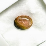 Preciosa Turmalina bi color de excelente qualidade e clareza VVS , clássica lapidação oval brilhante pesando 5.64 cts medindo 11 x 9.0 mm . ótimo investimento para montar uma joia de qualidade . origem Brasil .