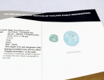 Preciosa Turmalina Paraíba verde azul extra 100% natural com Certificado  GIT, excelente qualidade e clareza transparente , clássica lapidação oval brilhante pesando 3.53 cts medindo 10.56 x 8.15 x 5.98 mm . ótimo investimento para montar uma joia de qualidade . origem Brasil