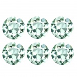 Precioso e Raro lote de Sillimanitas extra de excelente qualidade e clareza IF, belíssima lapidação diamante, composto por 06 unidades, totalizando 6.08 cts medindo 6.00 x 6.00 x 4.93  mm cada. ótimo investimento para montar uma joia de qualidade . origem Sri Lanka.
