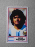 FIGURINHA MARADONA 1984 SELEÇÃO ARGENTINA. ORIGINAL. COLEÇÃO ROTHMANS FOOTBALL INTERNATIONAL STARS. EXCELENTE ESTADO DE CONSERVAÇÃO.