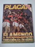 Revista Flamengo Tri Campeão Brasileiro 1983 Com Poster Central do Time do Flamengo Campeão e do time do Santos! Raridade