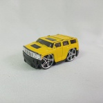 Hummer H3 - Hot Wheels - Carro de coleção em miniatura na escala 1/64 - Fabricado em diecast com partes em plástico injetado. As rodas giram livremente