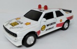 Miniatura Welly -  BMW M3 nº8668 -   #38  branca  metal - 11cm -  item de coleção sem embalagem - manuseado -   bem conservado