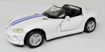 Miniatura Maisto Dodge Viper RT/10  branca  conversível - escala 1:39 -  item de coleção sem embalagem  manuseado - bem conservado