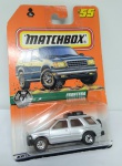 Miniatura Matchbox Série 7 #55  Frontera Vauxhall -  escala 1:62  prata   Fabricado na Tailândia - item de coleção na cartela lacrada