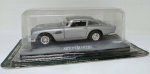 Miniatura Aston Martin  prata -  escala 1:43 - item de coleção no blister lacrado  Coleção Auto Collection Del Prado -  não acompanha fascículo  sem manuseio