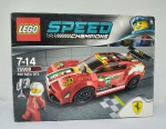 Lego Speed Champions  Ferrari - 458 Itália GT2 -  nº 75908  produto oficial licenciado  idade indicada: 7-14 anos - item de coleção na embalagem fechada - caixa bem conservada (com alguns sinais pelo armazenamento)