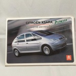 MANUAL de Instruções do CITROEN XSARA PICASSO - Segunda Edição de julho de 2001.