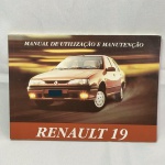 MANUAL de Utilização e Manutenção do RENAULT 19 - Edição de novembro de 1994.