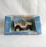 Brinquedo antigo - JEEP PASSEIO BRINQUEDOS BANDEIRANTE Divisão Banesa, na embalagem original e LACRADA que mede 20cm de comprimento (Nunca brincado) - COLEÇÃO RODÃO