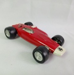 Brinquedo antigo de lata - Lindo carro de corrida Turbine - Fabricado nos Estados Unidos pela Buddy L - Mede 17,5cm de comprimento
