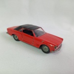 Brinquedo antigo - Solido Brosol - Fiat 2300/S Cabriolet Ghia - Fabricado pela Solido no Brasil. As rodas tem suspensão e giram livremente, abre portas - Pneus em borracha - Escala 1/43 - Detalhe no para choque traseiro