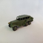 Brinquedo antigo Dinky Toys - 152b - Reconnaissance Car - As rodas giram livremente e os pneus são em borracha. Mede aprox. 9cm de comprimento. Fabricado pela Meccano na Inglaterra