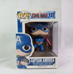 Boneco Funko POP! - Capitão américa Civil War - Marvel - embalagem original mede 16cm de altura