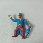 Brinquedo antigo - Heróis Gulliver - Pinguim. Feito em material vinílico. Mede aprox. 7,5cm de altura