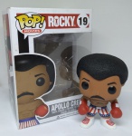 Funko Pop! Movies  Rocky  Apolo Creed -  nº 19 - item de coleção - original   na embalagem -  caixa levemente escurecida pelo armazenamento - sem manuseio