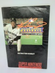 Manual de Instruções Super Nintendo  MLB  baseball - Ken Griffey Jr - 1994 - original  impresso no Japão - em inglês  42 páginas  capa bem conservada com alguns sinais  miolo muito bem conservado: não há rasgos, grifos nem anotações. Obs: não acompanha o cartucho nem a caixa
