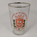 MEMORABILIA - Maravilhoso COPO `LEMBRANÇA DO IV CENTENÁRIO DA CIDADE DE SÃO PAULO - 1954`. O Quarto Centenário de São Paulo foi um evento de celebração dos 400 anos do município de São Paulo. Tal comemoração se estendeu durante os dias 9, 10 e 11 de julho de 1954, com a participação de diversos políticos e personalidades importantes da época. Wikipédia