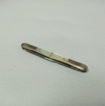Antigo Canivete Chatam Cutlery - com duas lâminas. Totalmente aberto mede 14cm de comprimento e totalmente fechado mede 7cm