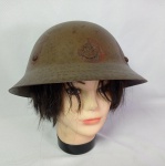 MILITARIA - Capacete Segunda Guerra da Marinha Imperial Japonesa, capacete de final de guerra do Japão, com kanji escrito em etiqueta na parte de dentro, capacete original e raro.