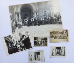 MILITARIA - Lote com 6 fotos antigas e originais da guarda civil de São Paulo.