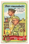 23 Colecionismo/ Estampas Eucalol - Uma estampa Eucalol com o tema da FEB (Força Expedicionária Brasileira)na Segunda Guerra Mundial. Material em bom estado, mas com as marcas dos seus mais de 70 anos.