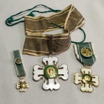 (20) - MILITARIA - LOTE de MÉRITO MILITAR DO EXÉRCITO BRASILEIRO.