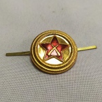 (27) - MILITARIA - DISTINTIVO DE QUEPE SOVIÉTICO.