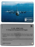 45 Colecionismo/ cartões telefônicos - lote com quatro cartões telefônicos com o tema militar. O estado de conservação das peças está de acordo com as fotografias do anúncio.