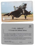 46 Colecionismo/ cartões telefônicos - lote com quatro cartões telefônicos com o tema militar. O estado de conservação das peças está de acordo com as fotografias do anúncio.