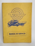 Raro - Antigo e Original - Tempo Hanseat - Manual de Servicio - Edición Septiembre 1950 - Vital e Sohn Tempo - Werk GmbH - Hamburgo-Harburg - Possui 45 páginas ilustradas e com textos - Idioma: Espanhol - Medida: 20 x 14 cm.