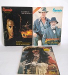 Lote com 3 Antigas e Conservadas Revistas - CINEMIN - Nº 64 (Ano:1990), Nº 54 (Ano:1989) e Nº 76 (Ano: 1992) - ''Bruce Willis em Duro de Matar 2''. ''Indiana Jones e a Última Cruzada'' e ''Dustin Hoffman HOOK'' -  Cada revista possui mais de 30 páginas ricamente ilustradas com fotografias e textos  a respeito dos maiores sucessos do cinema - Editora: Brasil América - Medida de Cada revista: 31 x 23 cm.