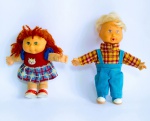 Mattel - Dois antigos e raros bonequinhos Colecionáveis - Importados - Arcotoys - inc. U.S.A  - 1995 - Conservados - Conforme fotos - Medida maior: 14 x 13 cm.