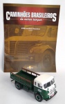 Miniatura: Mercedes Benz FNM D-9500 Brasinca (1957) - Coleção: Caminhões Brasileiros de Outros Tempos - Miniatura idêntica - Acompanha revista com todas as informações (11 páginas), com textos e ilustrações - Realização da Editora Planeta DeAgostini - Perfeito estado de conservação - Medida do veículo: 15 x 7 x 6 cm.