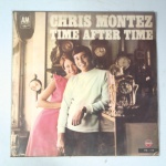 Vinil  Chris Montez  Time after time. Produto Original. Gravadora AM Records. Fabricado e distribuído por RCA Eletrônica Brasileira S. A.  Capa (com desgastes do material, escurecida e com pontos de oxidação)/Contracapa (com desgastes do material, escurecida, com pontos de oxidação e dedicatória) em regular estado de conservação, danificada nas bordas,   manchas/pontos de oxidação, marcação do disco, com sinais de uso, manuseio e desgastes. Não Contém plástico de proteção do disco. Disco com riscos, mesmo que superficiais podem ocasionar algum nível de ruído na audição. Não Contém encarte. Lado A  6 faixas; Lado B   6 faixas.
