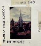 Antigo slide de guerra, foto de Bob Whitaker 5,5x5,5cm