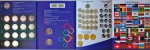 BRASIL - Álbum Completo com todas 17 as moedas comemorativas das Olímpiadas - incluindo a ENTREGA DA BANDEIRA FC