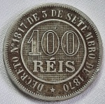 Brasil - 100 Réis - 1889 - Cupro-Níquel - AI V031 - Belíssima Peça!