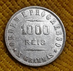 Brasil - 1000 Réis - 1912  - X Grammas - Prata - República - P692