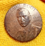 Medalha do Brasil - 1906 - Terceira Conferencia Internacional Americana - Elihu Root - Secretary of State - Bronze - 45 mm - 45 gr