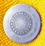 Brasil República - 200 Réis - 1896 - Cupro-Níquel - V049